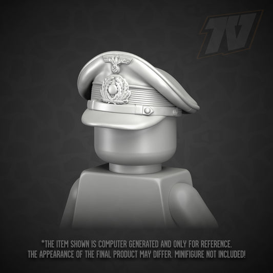 Unpainted WW2 German Kriegsmarine Enlisted Crusher Cap